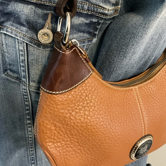 Dooney & Bourke Brown Leather Shoulders Bag - Picture 5 of 14
